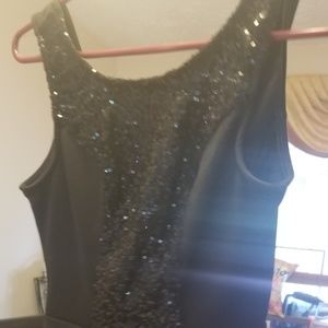 Black dress tank